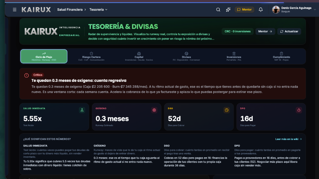 Tesorería y flujo de caja